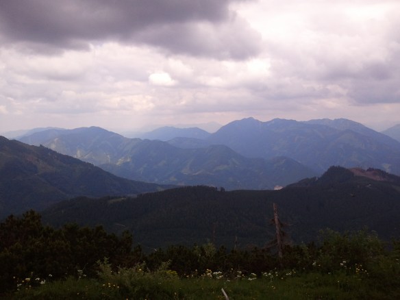 Blick vom Gipfel Richtung Norden
