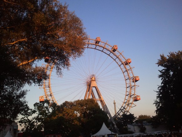 Blick nach hinten - Riesenrad
