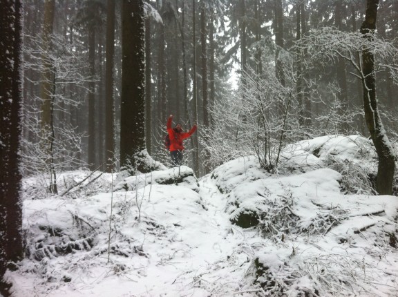 Martin am Gipfel des Dürnbergs