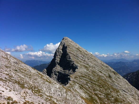 Blick von der Peternscharte zur Planspitze