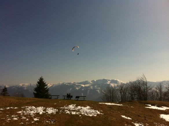 Blick von der Terrasse des Schobersteinhauses
